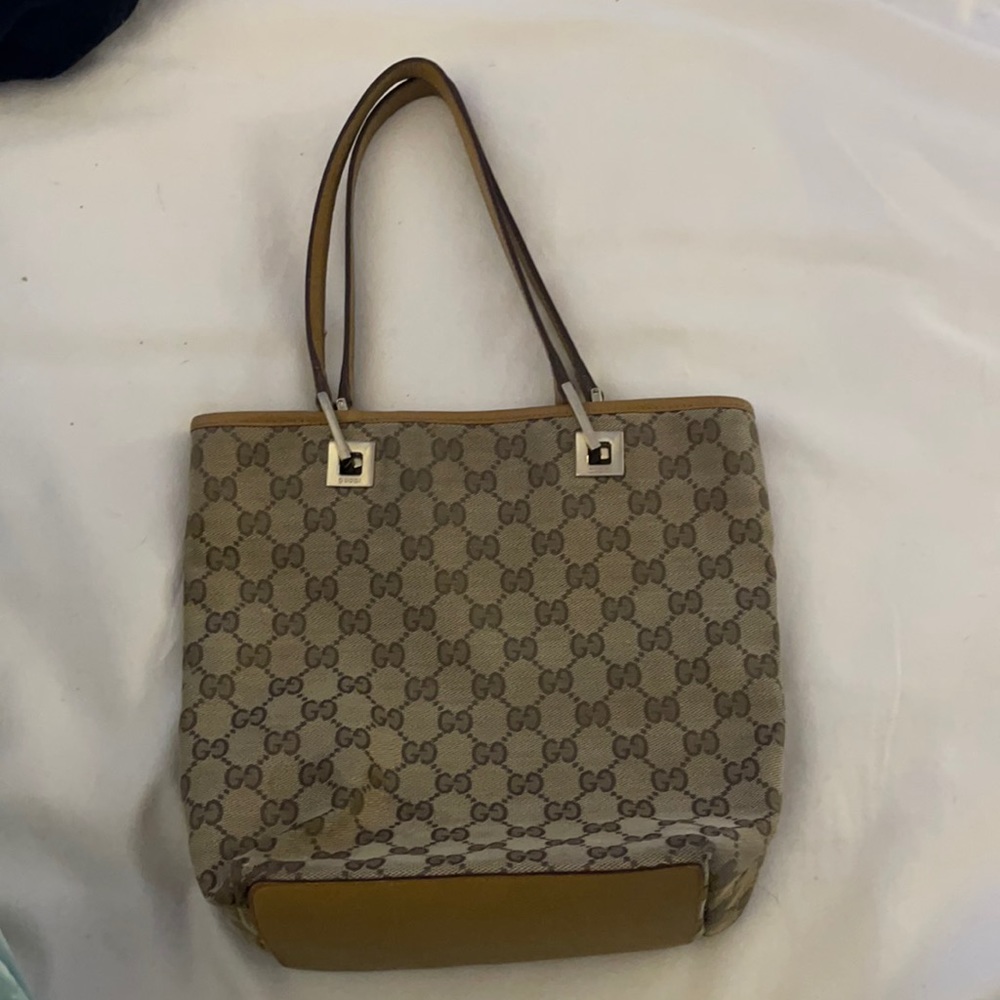 Gucci monogram hand bag